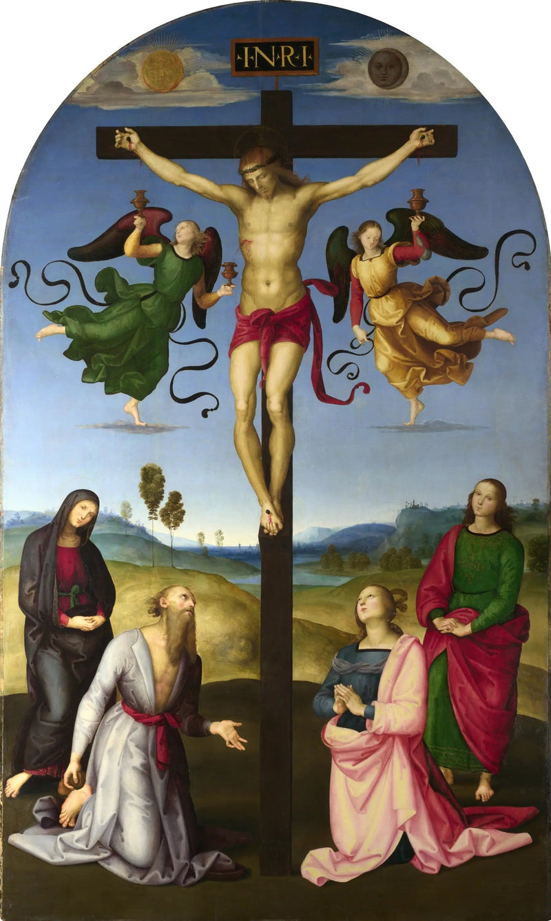 Korsfestelsen Mond - Raphael Sanzio