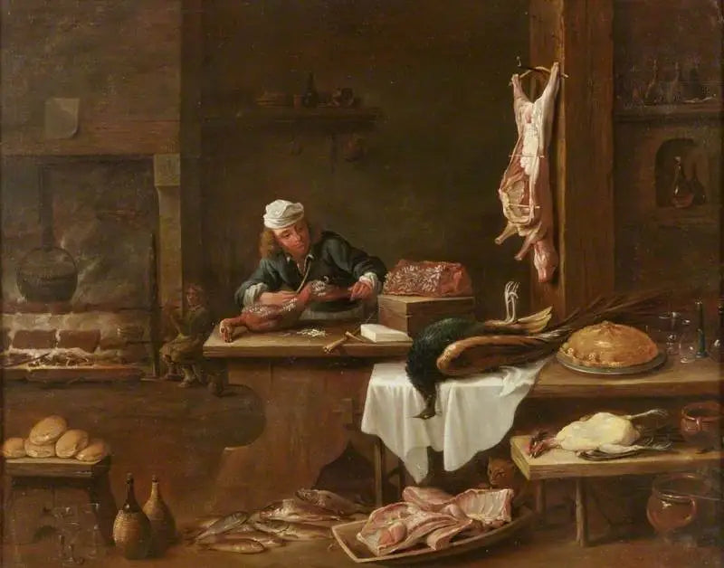 Kjøkkenet til en hollandsk herregård - David Teniers den Yngre

Source:
La cuisine d'un manoir hollandais - David Teniers le Jeune