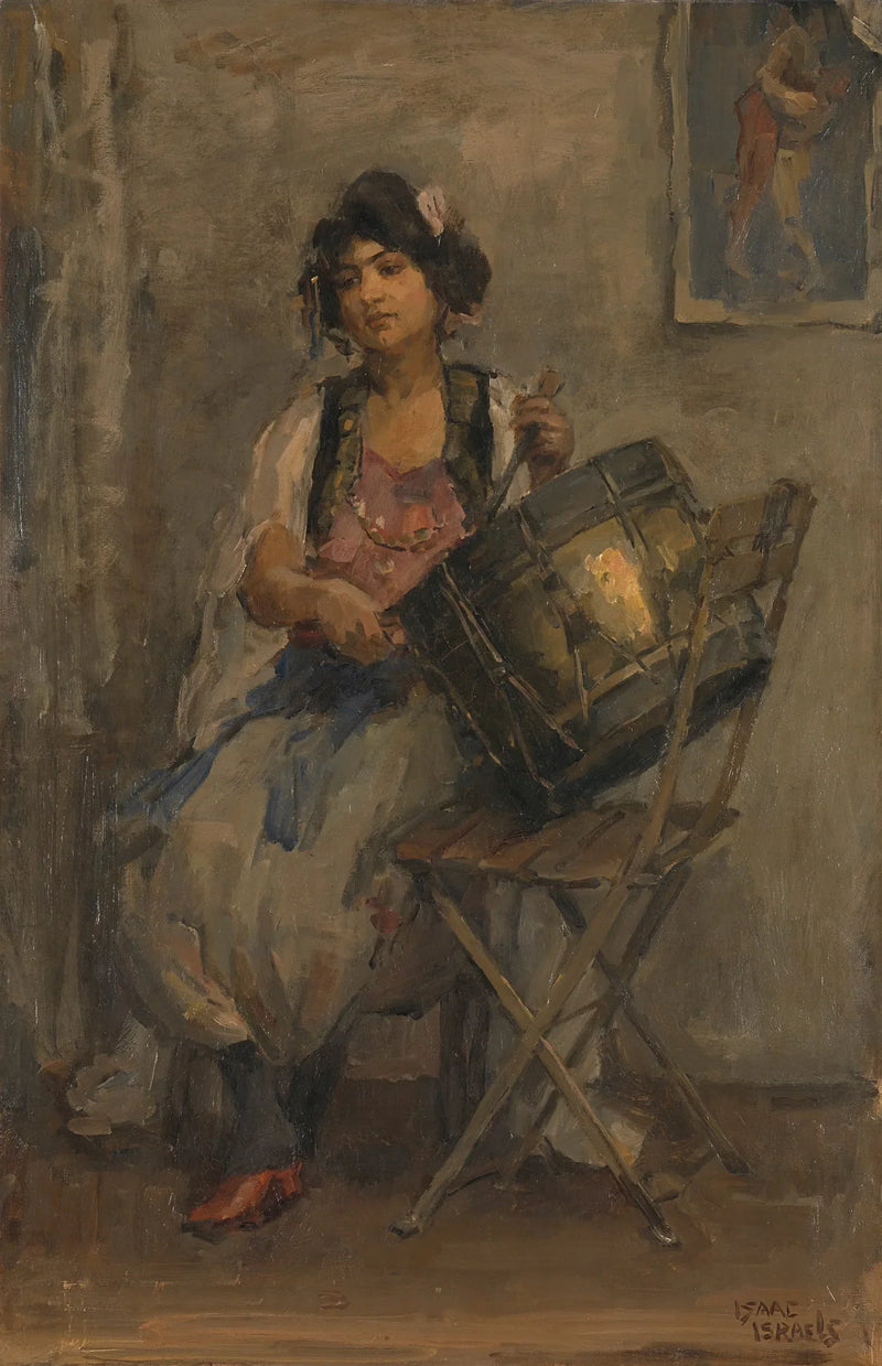 Dame trommeslager - Isaac Israëls