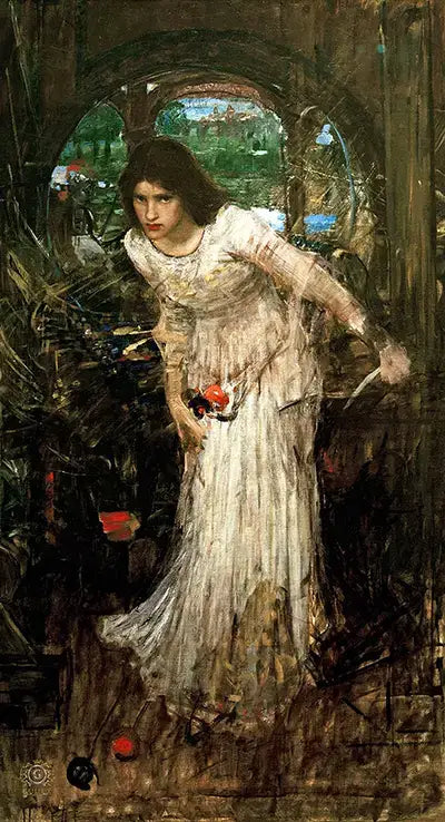 La Dame de Shalott - John William Waterhouse image 1 reproduction réalisée par Alpha Reproduction