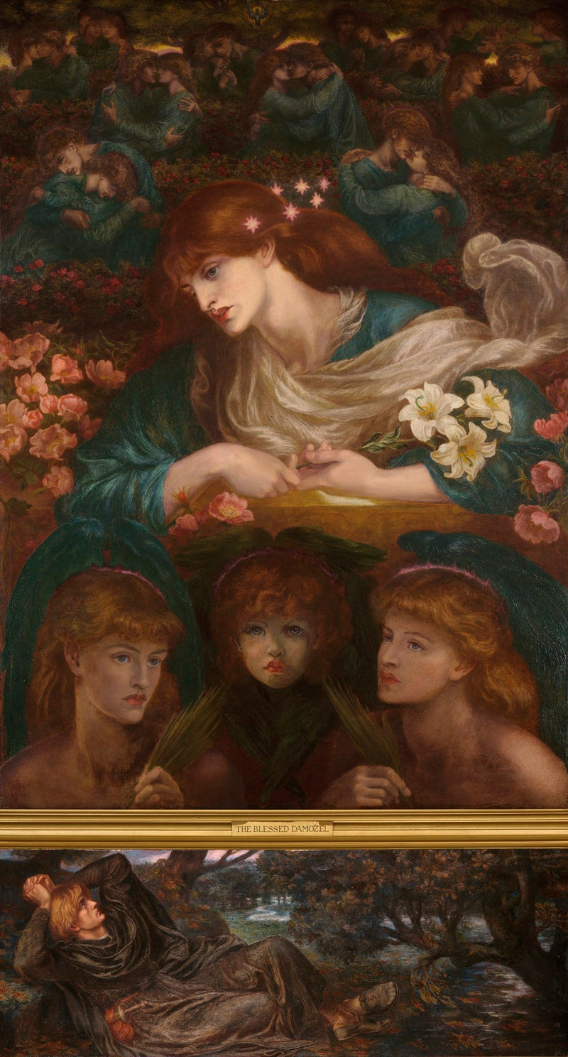 Den utvalgte jomfruen - Dante Gabriel Rossetti
