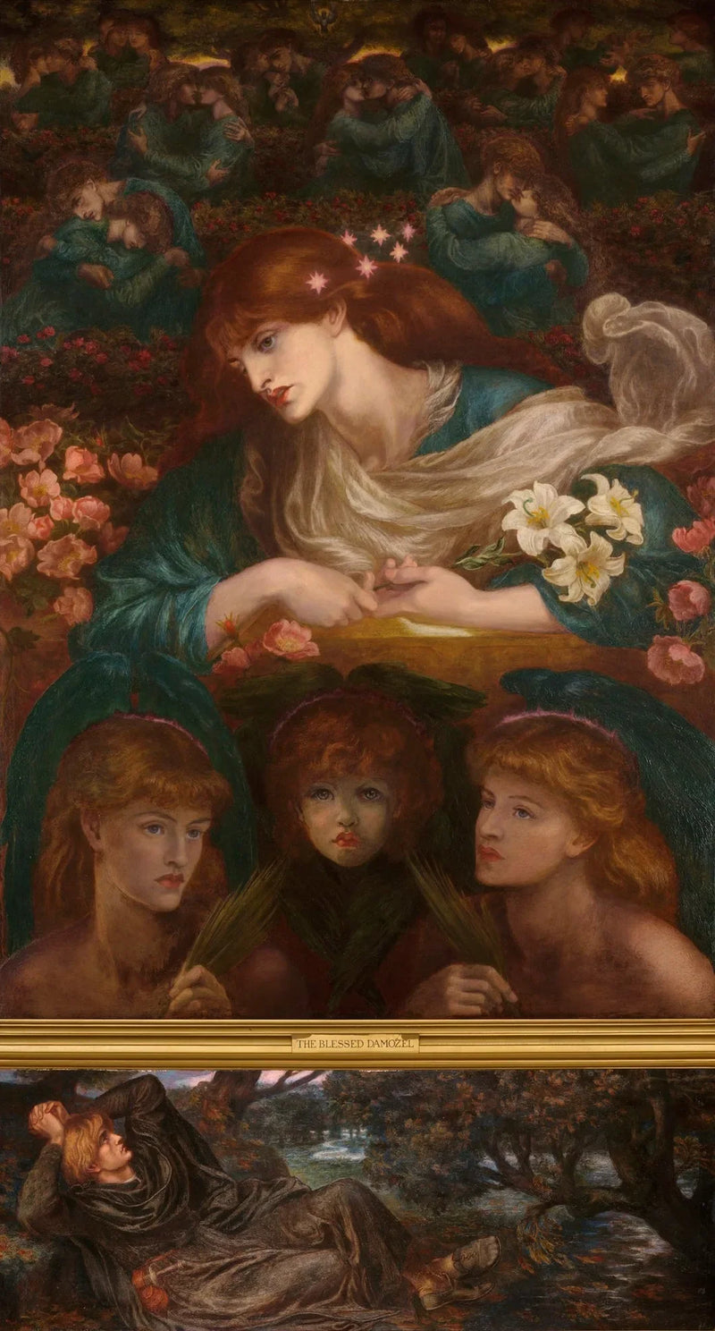 Den utvalgte jomfruen - Dante Gabriel Rossetti