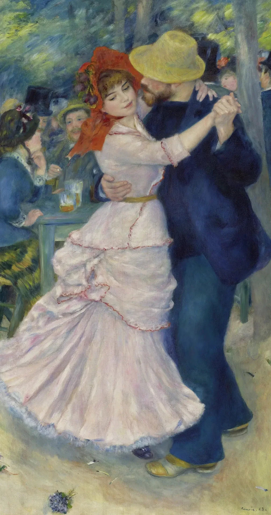 Dansen i Bougival - Pierre-Auguste Renoir