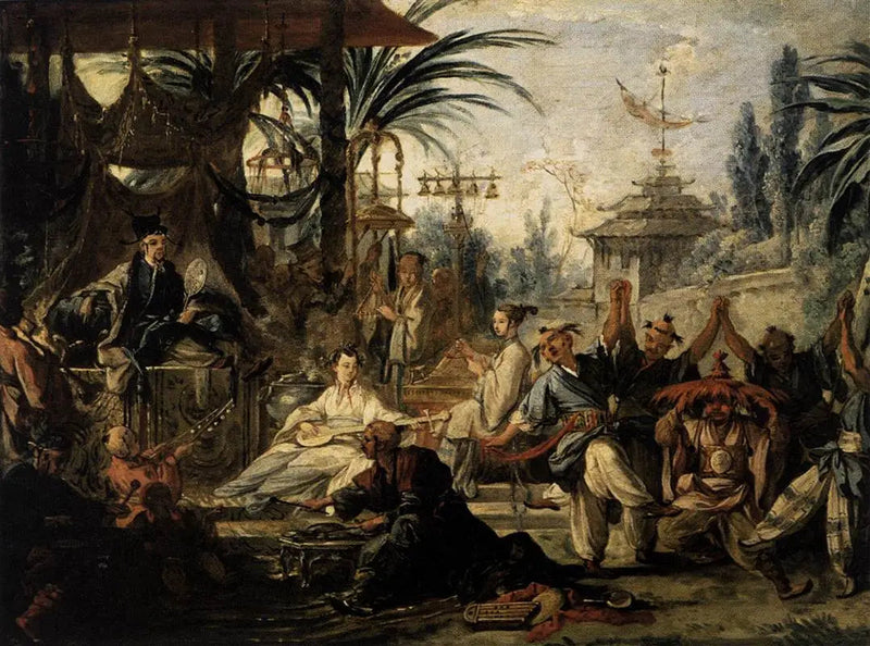 Den kinesiske dansen - François Boucher