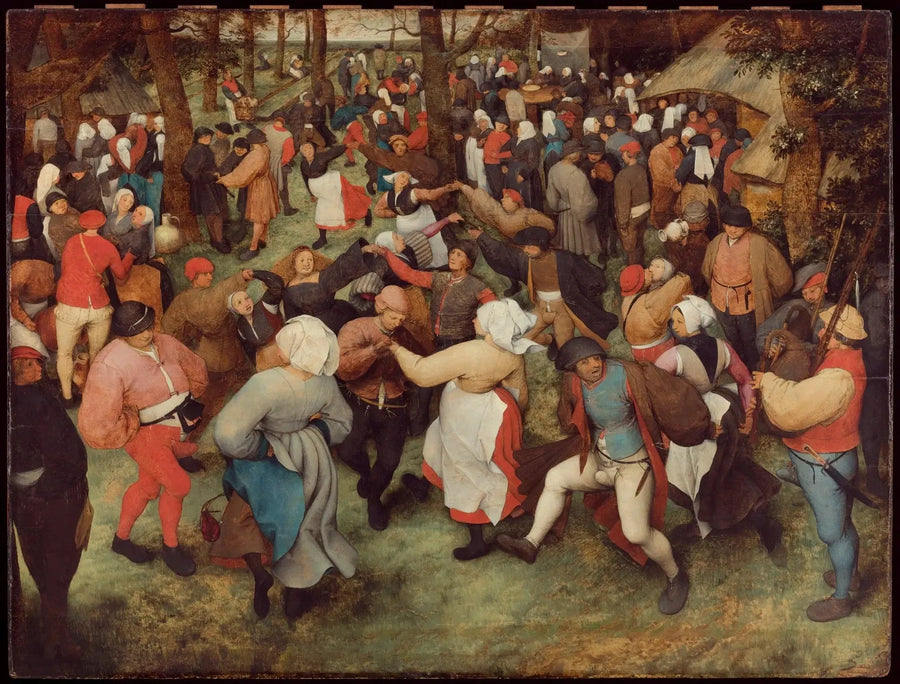 Bryllupsdans i det fri - Pieter Brueghel den eldre