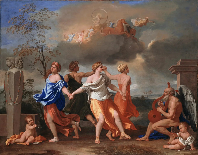 Dansen av det menneskelige liv - Nicolas Poussin