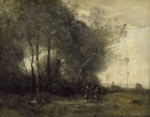 Danserinnenes dans - Minne fra Arleux - Jean-Baptiste Camille Corot