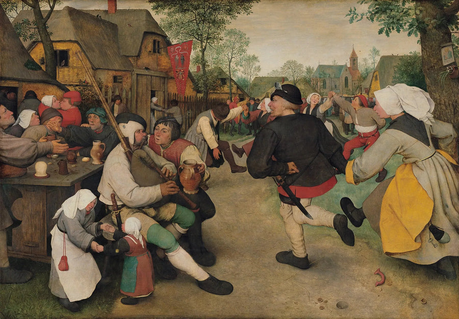 Bøndenes dans - Pieter Brueghel den eldre