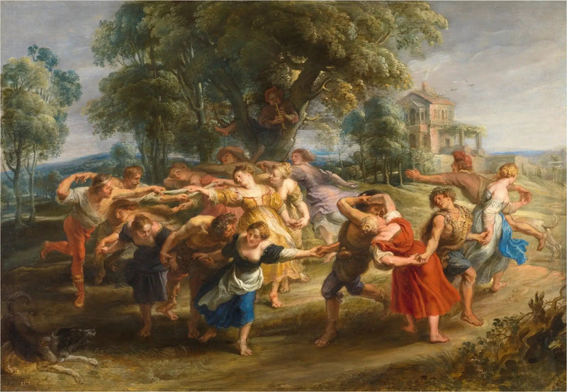 Dansen til landsbyboerne - Peter Paul Rubens