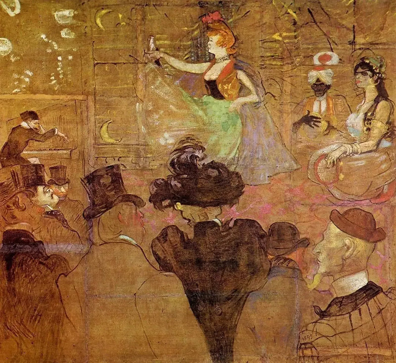 Den mauriske dansen - Henri de Toulouse-Lautrec