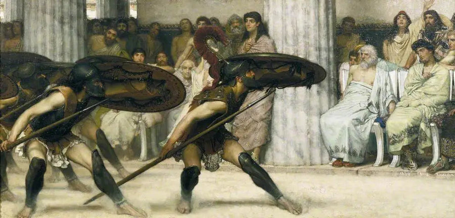 Den pyrrhiske dansen - Lawrence Alma-Tadema