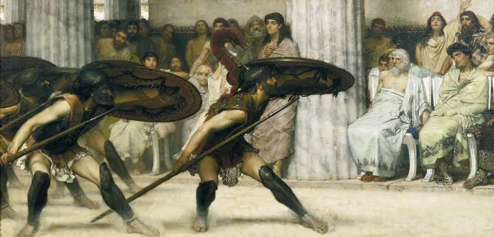 La danse pyrrhique - Lawrence Alma-Tadema - Alpha Reproduction
