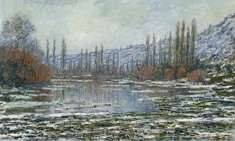 Sammenbruddet ved Vétheuil - Claude Monet