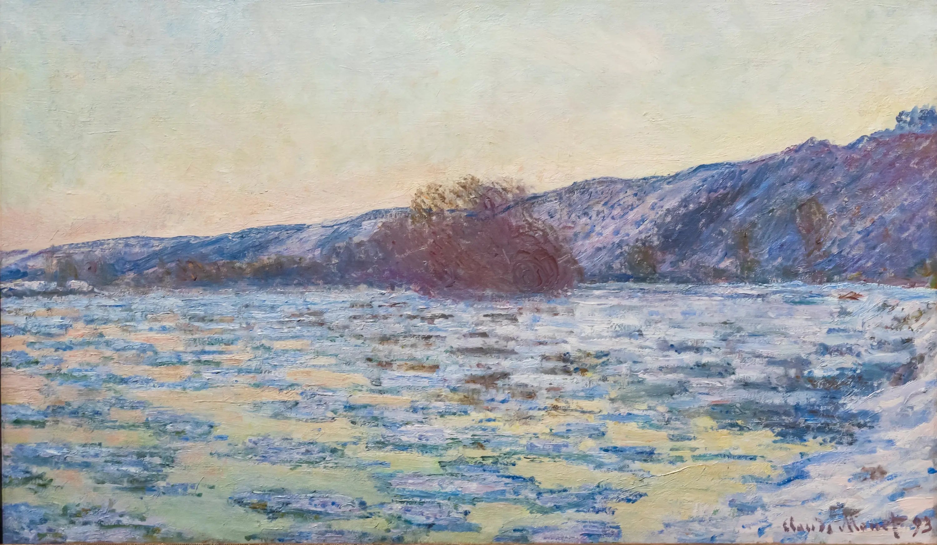 La Débâcle de la Seine - Claude Monet image 1 reproduction d’œuvre d’art à l’huile
