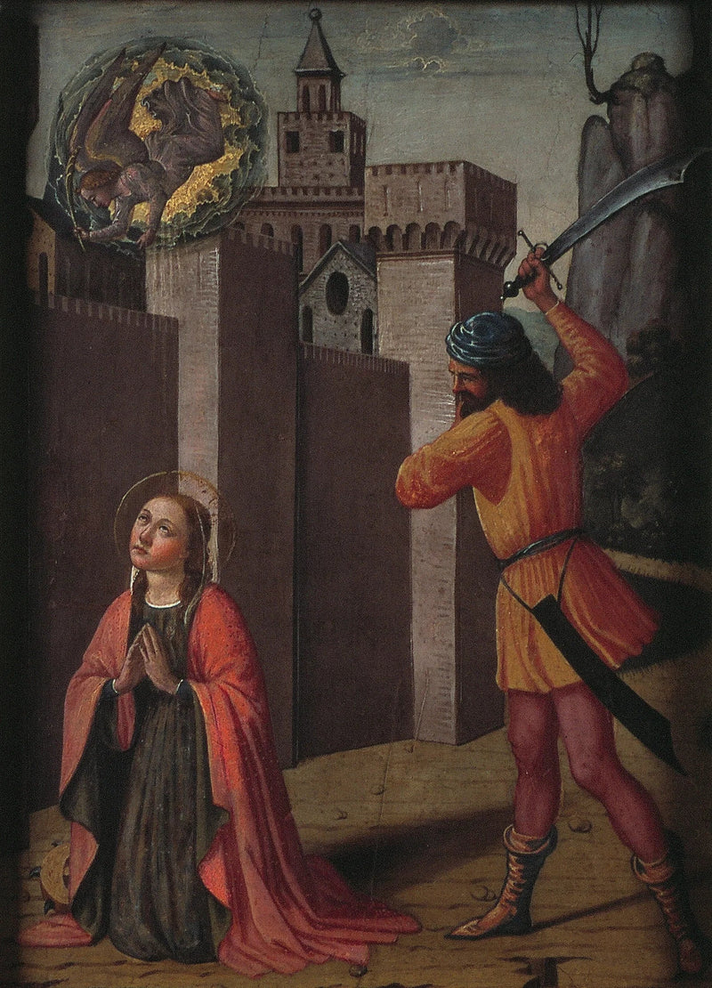 Hekselet av helgen Catherine av Alexandria - Pinturicchio