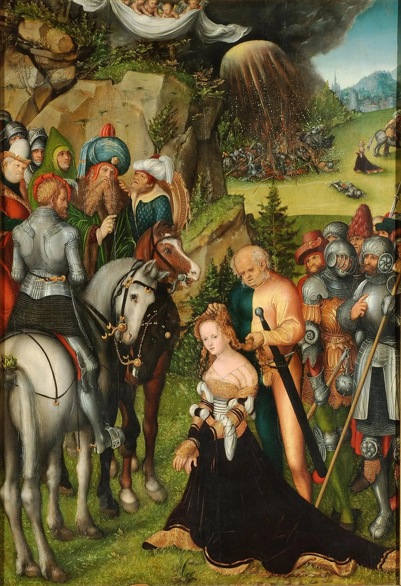 Henrettelsen av helgen Catherine - Lucas Cranach den eldre