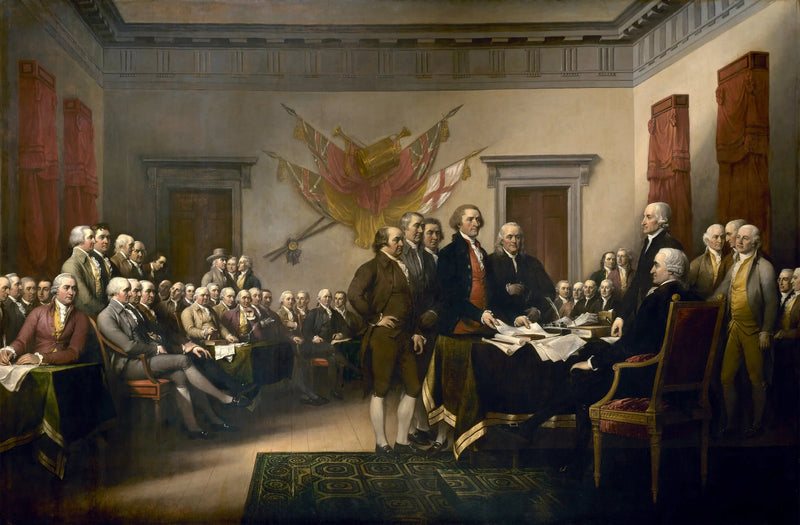 Uavhengighetserklæringen - John Trumbull

Source:
La Déclaration d'indépendance - John Trumbull