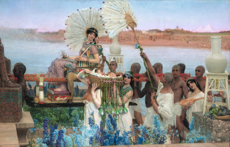 Oppdagelsen av Moses - Lawrence Alma-Tadema