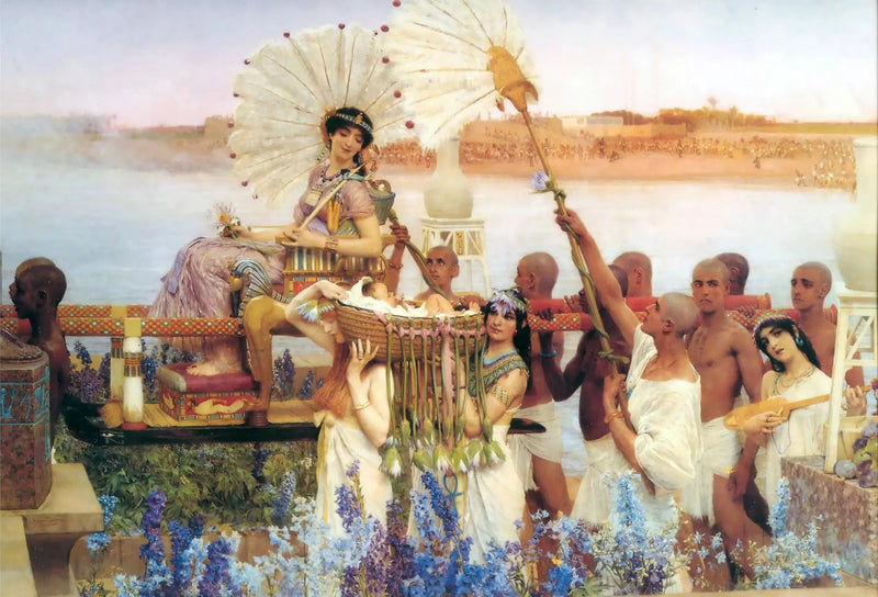 Oppdagelsen av Moses - Lawrence Alma-Tadema
