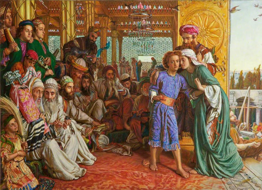 Oppdagelsen av Frelseren i Tempelet - William Holman Hunt