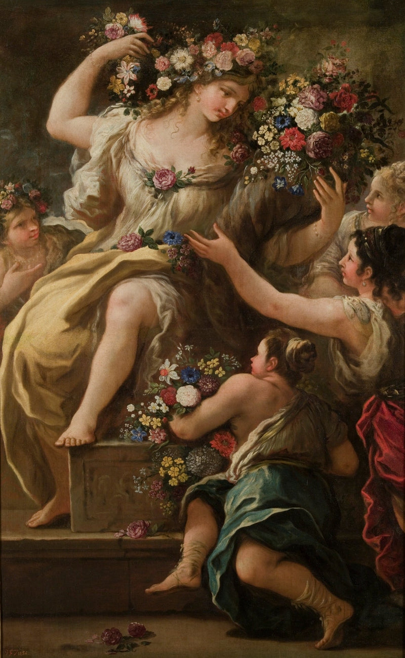 Gudinnen Flora - Luca Giordano