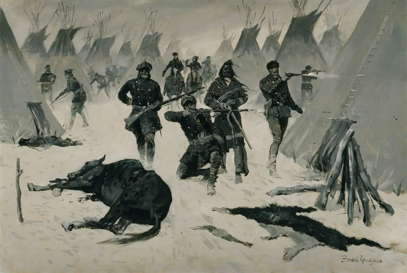 Crazy Horse' nederlag - Frederic Remington

Source:
La défaite de Crazy Horse - Frederic Remington