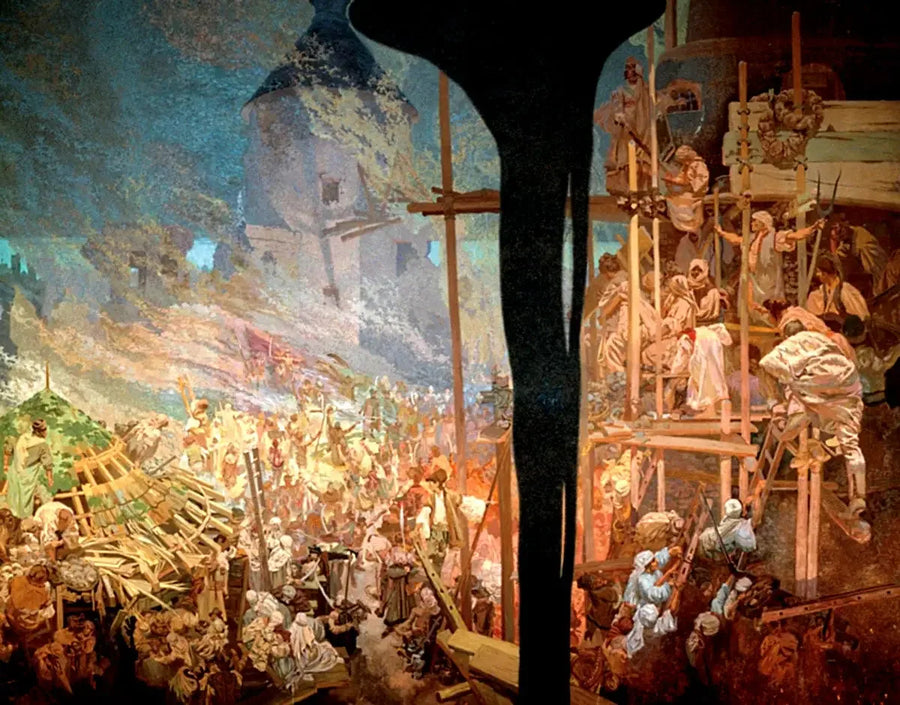 Szigetvár-forsvaret - Alphonse Mucha