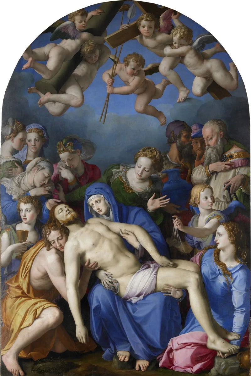Døden på korset - Bronzino