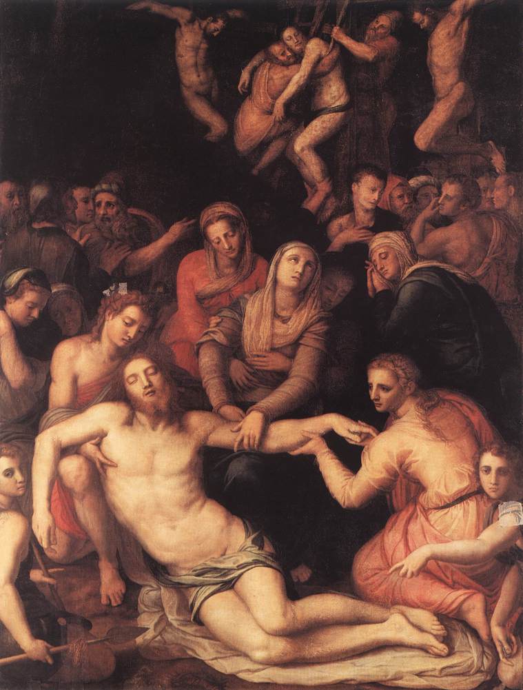 La Déposition - Bronzino image 1 reproduction artisanale de tableau