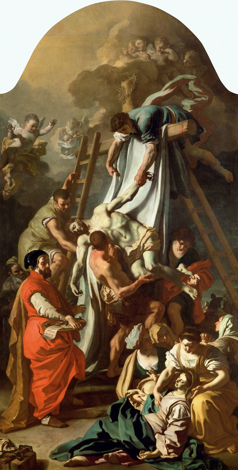 Den Hellige Gravlegging - Francesco Solimena