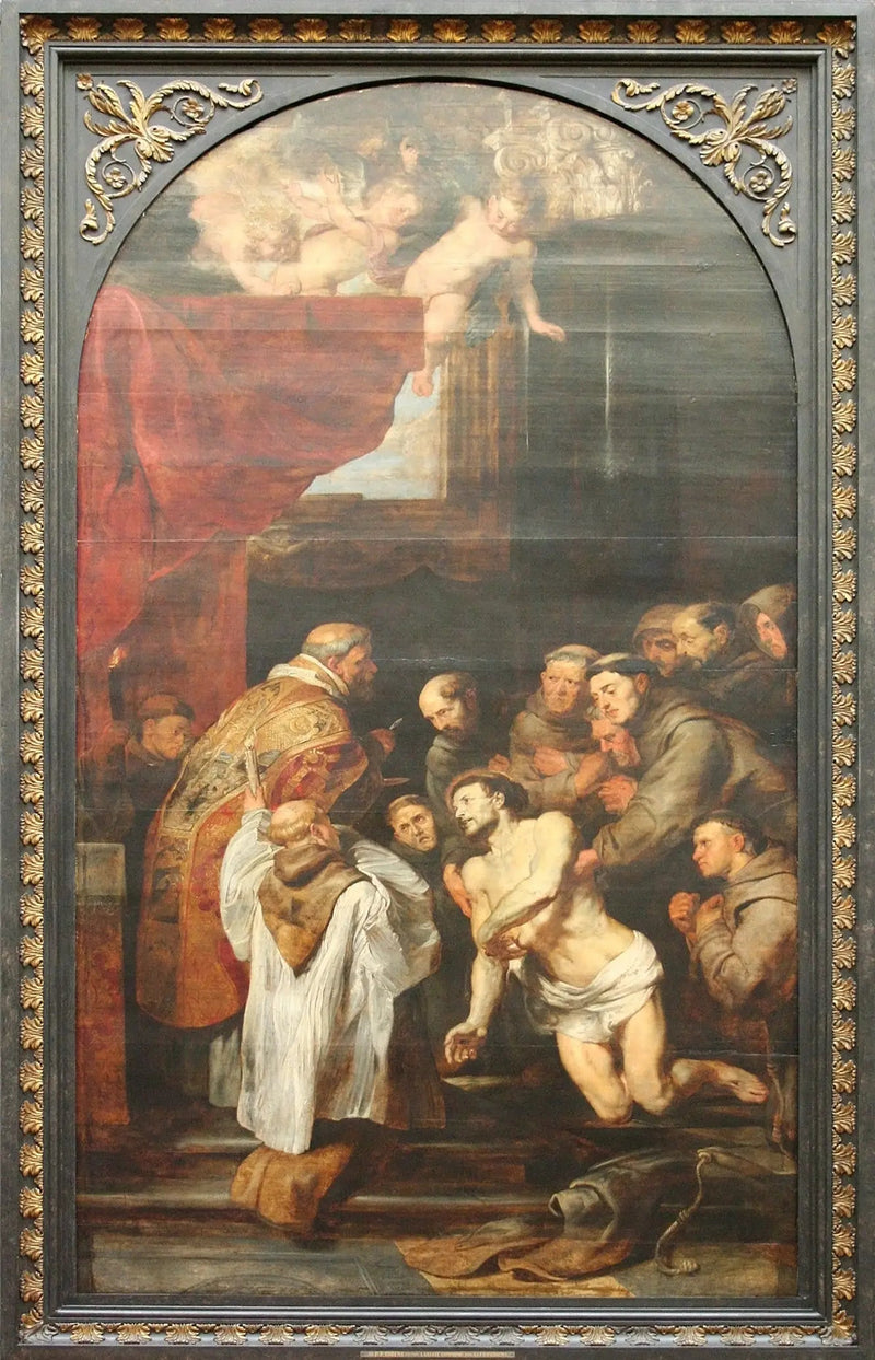 Den siste kommunionen til Frans av Assisi - Peter Paul Rubens