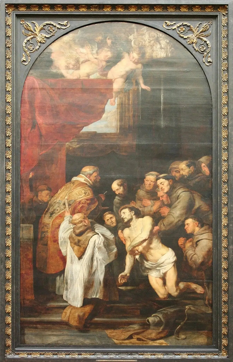 Den siste kommunionen til Frans av Assisi - Peter Paul Rubens