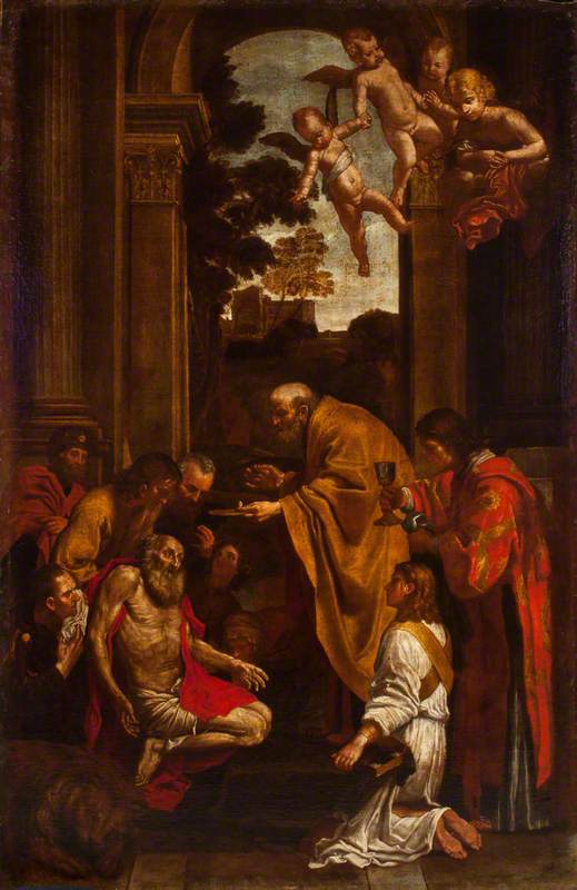 Den siste kommunionen til Saint Jérôme - Domenichino