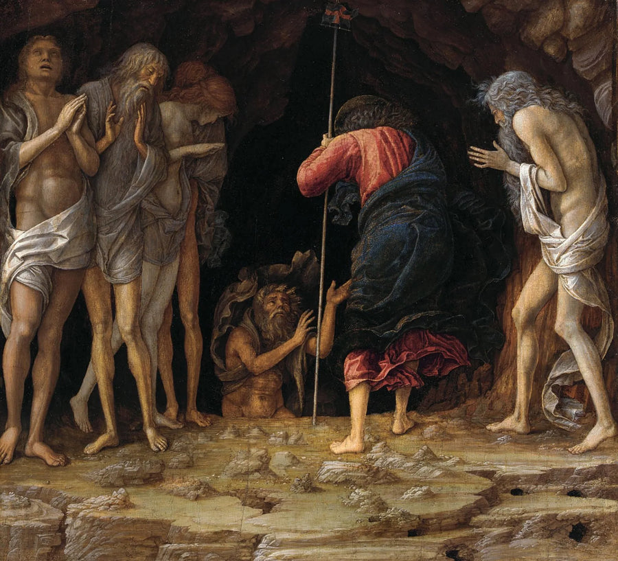 Nedstigningen i limbo - Andrea Mantegna