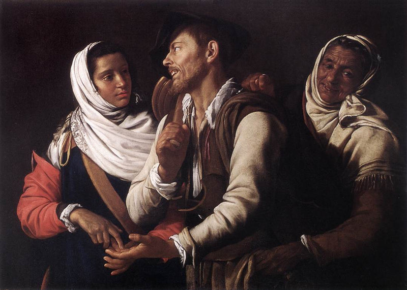 Den spådomskvinnen - Simon Vouet