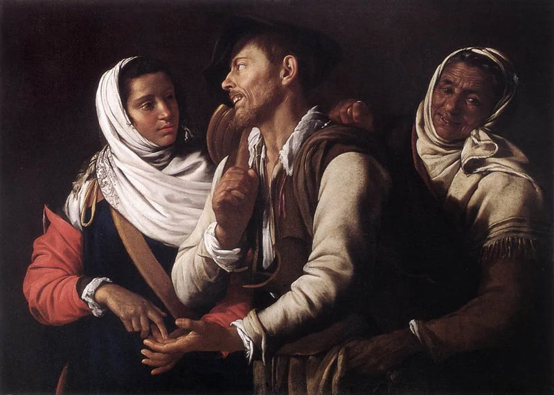 Den spådomskvinnen - Simon Vouet