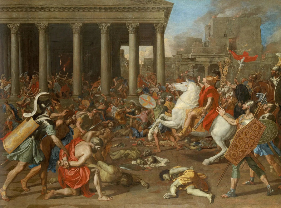 Ødeleggelsen av Jerusalems tempel - Nicolas Poussin