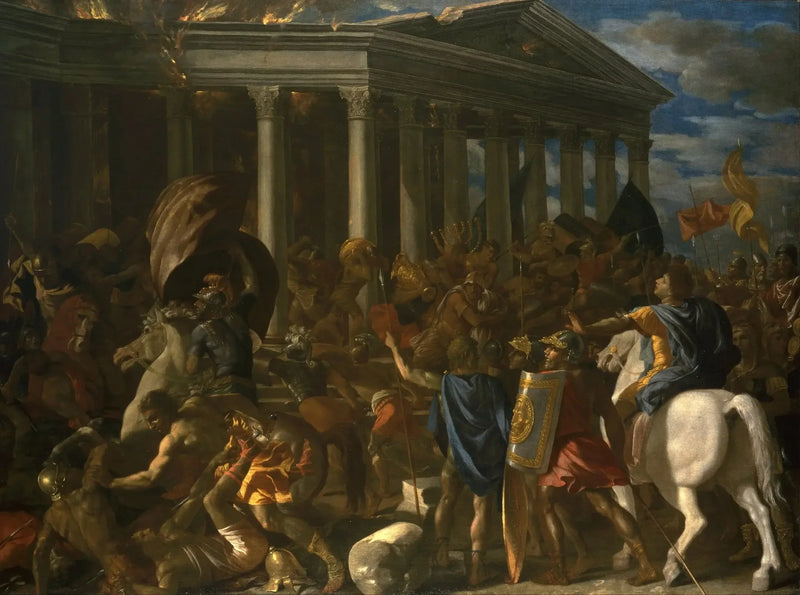 Ødeleggelsen av Jerusalems tempel - Nicolas Poussin