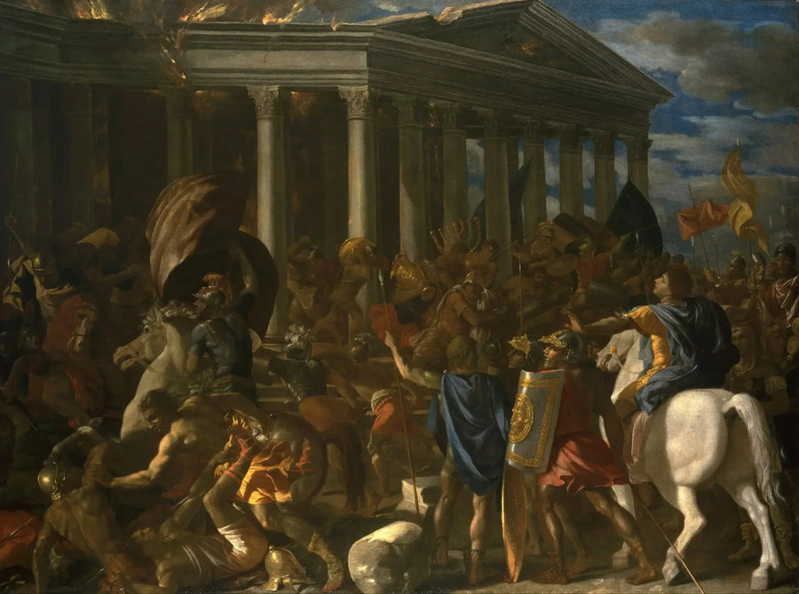 Ødeleggelsen av Jerusalems tempel - Nicolas Poussin