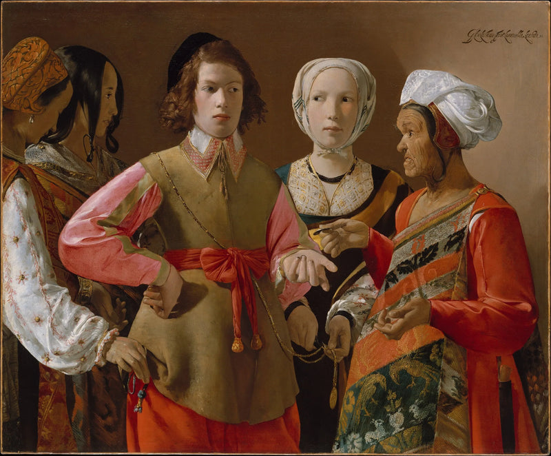 Spåkvinnens spådom - Georges de La Tour