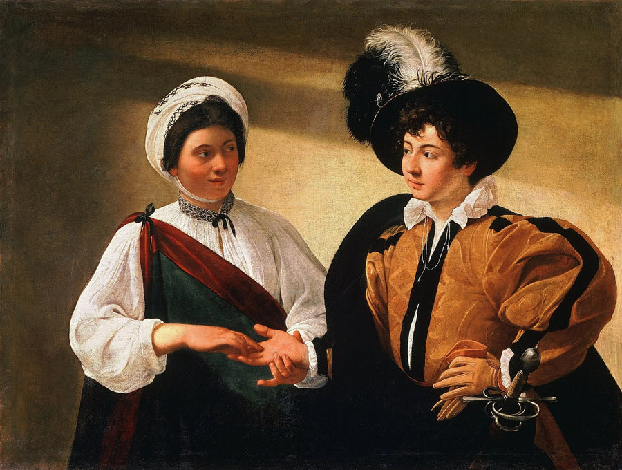 Den gode spådomskvinnen - Caravaggio