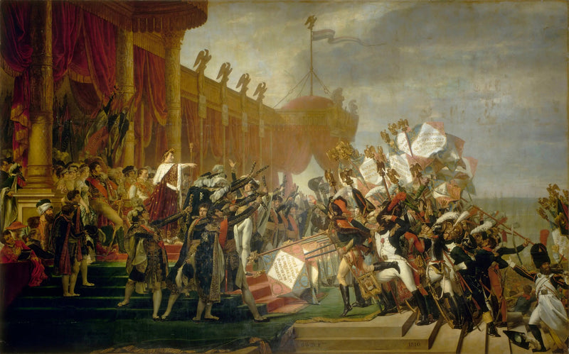 Ørnens distribusjon - Jacques-Louis David
