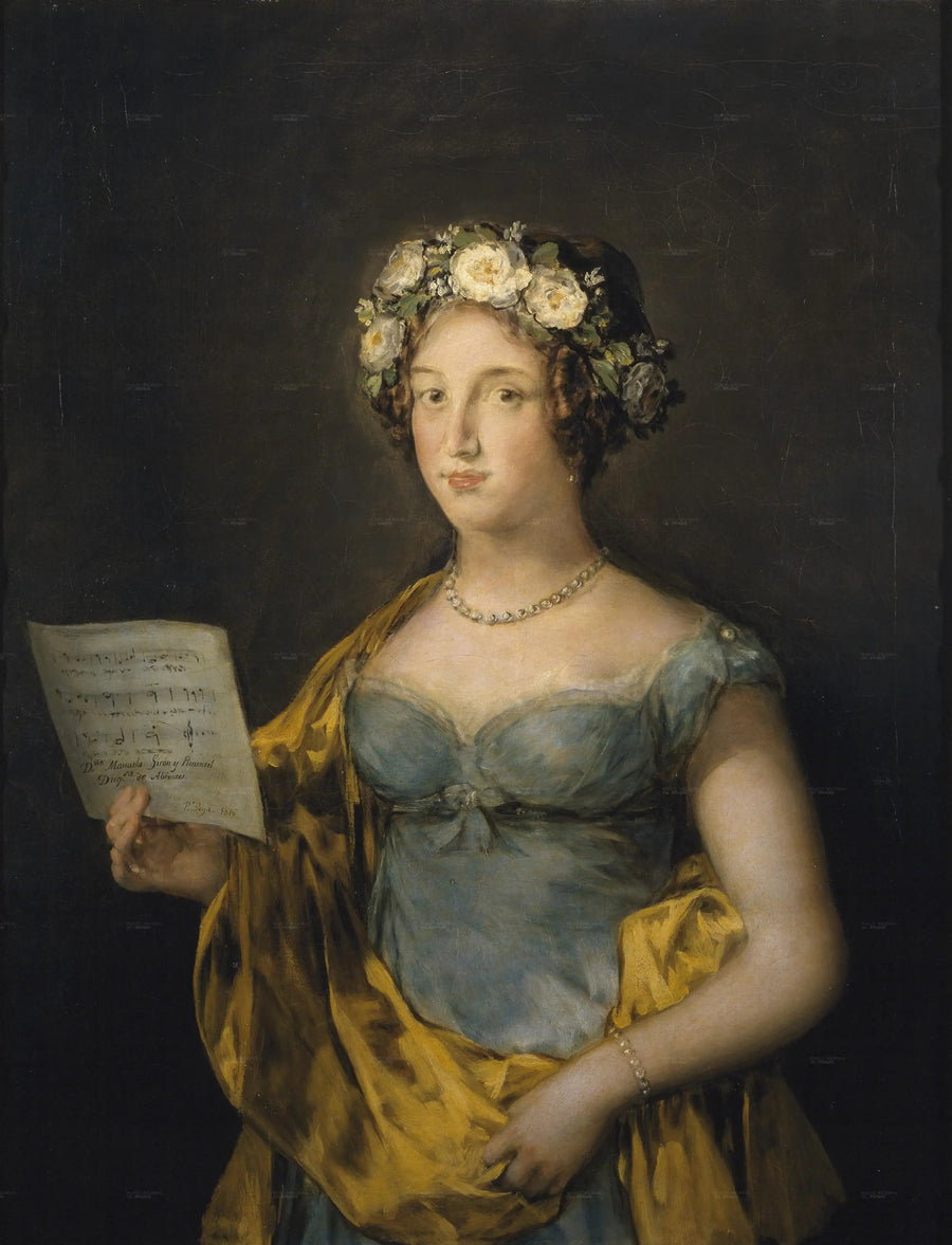 Hertuginnen av Abrantes - Francisco de Goya