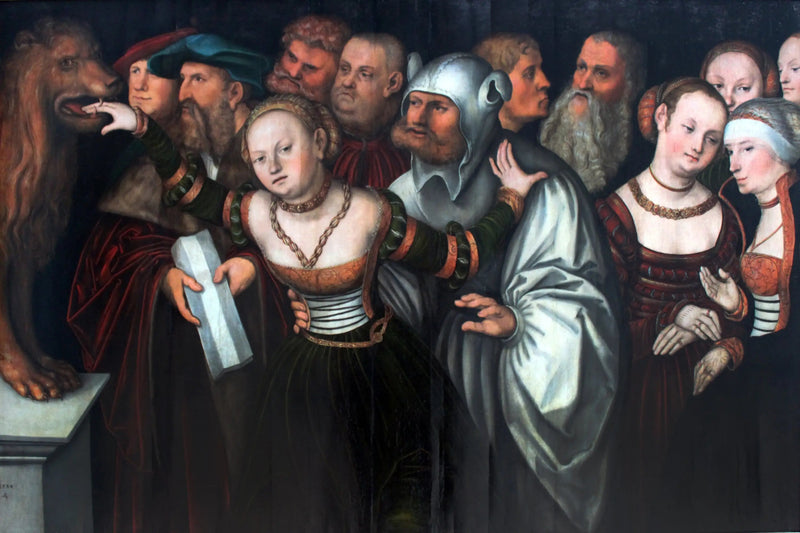 Fabelen om sannhetens munn - Lucas Cranach den eldre