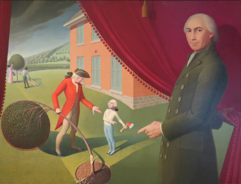 Fabelen om Parson Weems - Grant Wood

Source:
La Fable de Parson Weems - Grant Wood