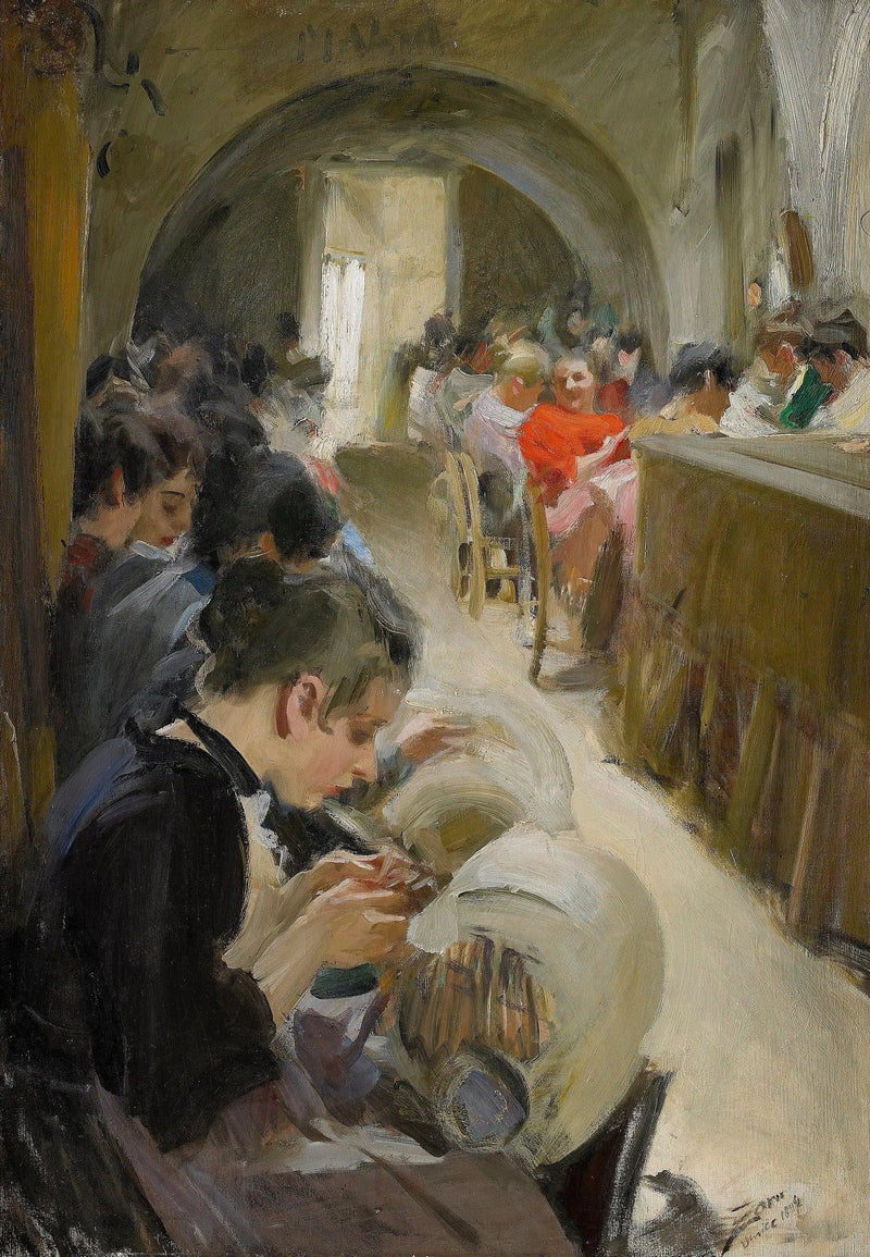 Produksjon av blondesøm i Venezia - Anders Zorn

Source:
La fabrication de la dentelle à Venise - Anders Zorn