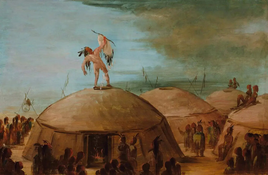 Produksjon av regn hos Mandan - George Catlin

Source:
La fabrication de la pluie chez les Mandan - George Catlin