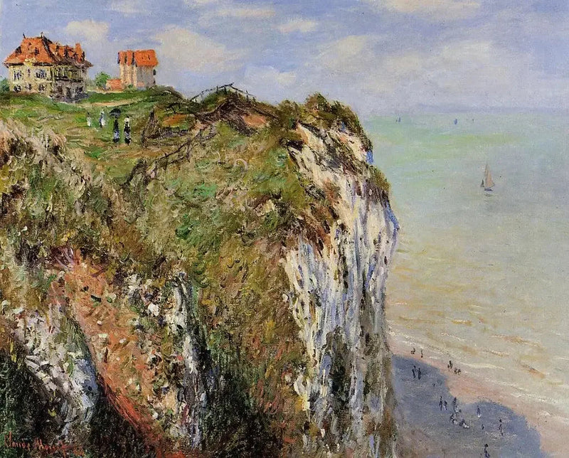 Klippene ved Dieppe - Claude Monet