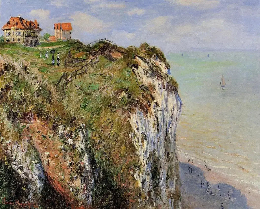 Klippene ved Dieppe - Claude Monet