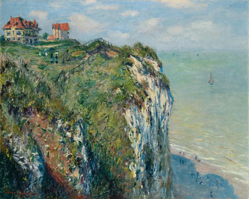 Klippene ved Dieppe - Claude Monet